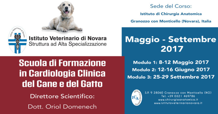Scuola di formazione in Cardiologia Clinica del cane e del gatto